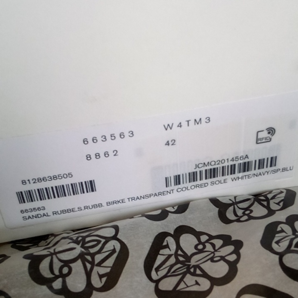McQueen white pool slides like new EU 42 USA 10 - exactly 11.5" long - Picture 8 of 9